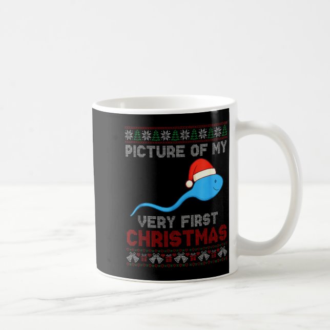 Cture Of My Very First Christmas Joke Funny Xmas  Kaffeetasse (Rechts)