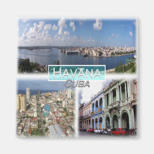 CU0014 Amerika, Kuba, Havanna, Kühlschrank Magnet