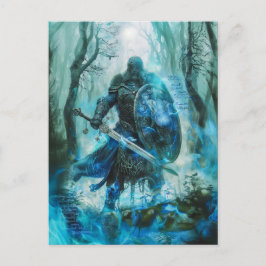 Cú Chulainn "Celtic Heroic Warrior of Ulster Postkarte