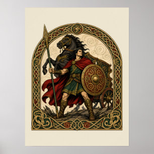 Cú Chulainn, Hund von Ulster Poster