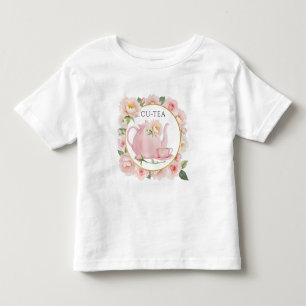 Cu-Tea Blush Rosa Teekanne Kleinkind Mädchen T-Shi T-shirt