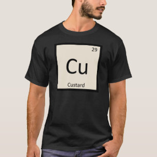 Cu - Zahn-Chemie-Symbol T-Shirt