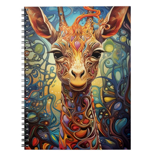 Cuaderno Animales En Arte Vitral Notizblock (Vorderseite)