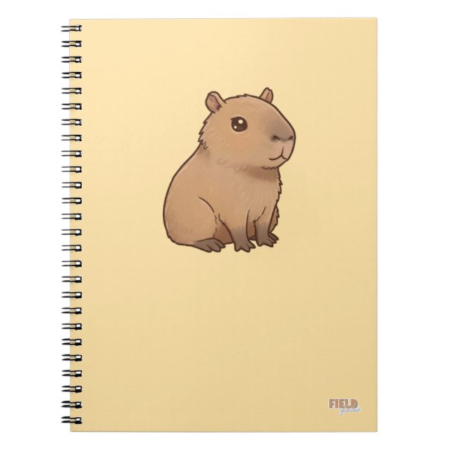 Cuaderno Capybara Baby Notizblock (Vorderseite)
