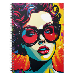 Cuaderno Comic Pop Art Girl Notizblock
