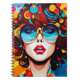 Cuaderno Comic Pop Art Girl Notizblock
