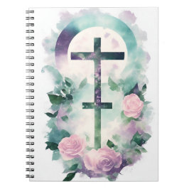 Cuaderno cross tattoo flower 32 notizblock