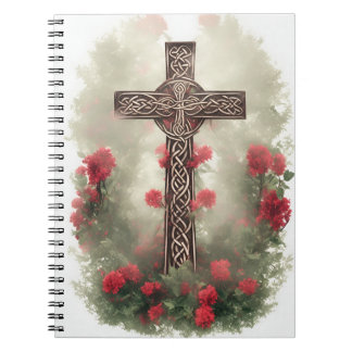 Cuaderno cross tattoo flower 36 notizblock