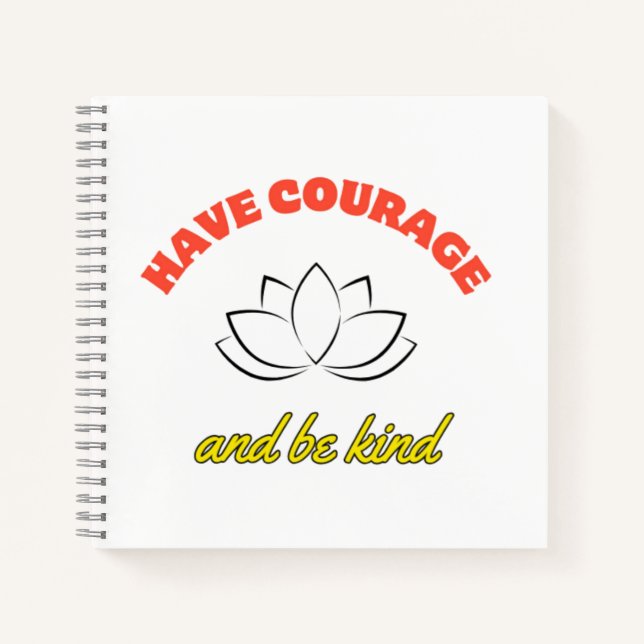 Cuaderno de espiral de 21,6 cm x 21,6 cm notizbuch (Vorderseite)