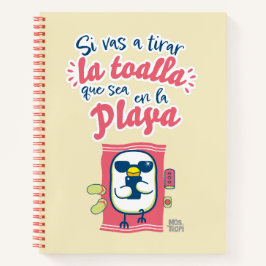 Cuaderno de espiral│Si vas a tirar la toalla Notizbuch