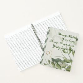 Cuaderno de espiral tapa dura motivacional notizbuch