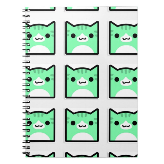 Cuaderno de Geometry Dash Gato Notizblock (Vorderseite)