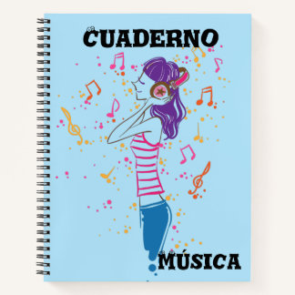 Cuaderno de Música Notizbuch