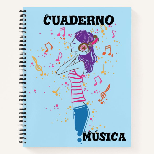 Cuaderno de Música Notizbuch (Vorderseite)
