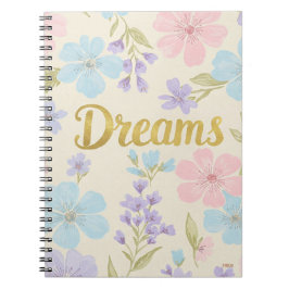 Cuaderno Dreams Floral Pattern Notizblock