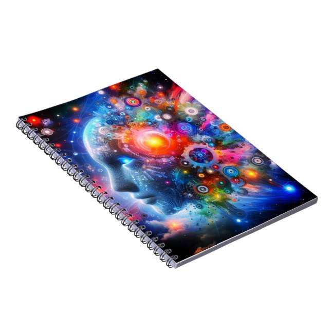 Cuaderno Espiral con Diseño de Arte Digital  Notizblock (Rechte Seite)