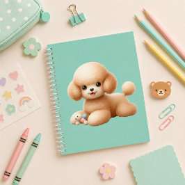 Cuaderno espiral con diseño de lindo perrito notizbuch