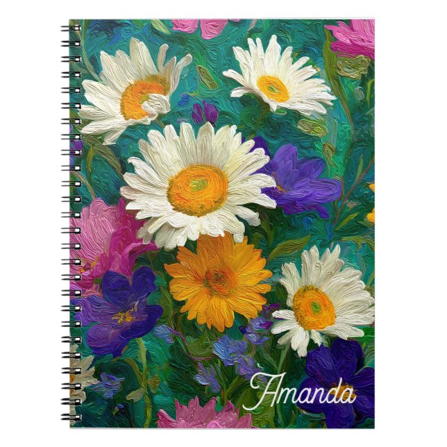 Cuaderno Flores Inspiración Vincent van Gogh Notizblock (Vorderseite)