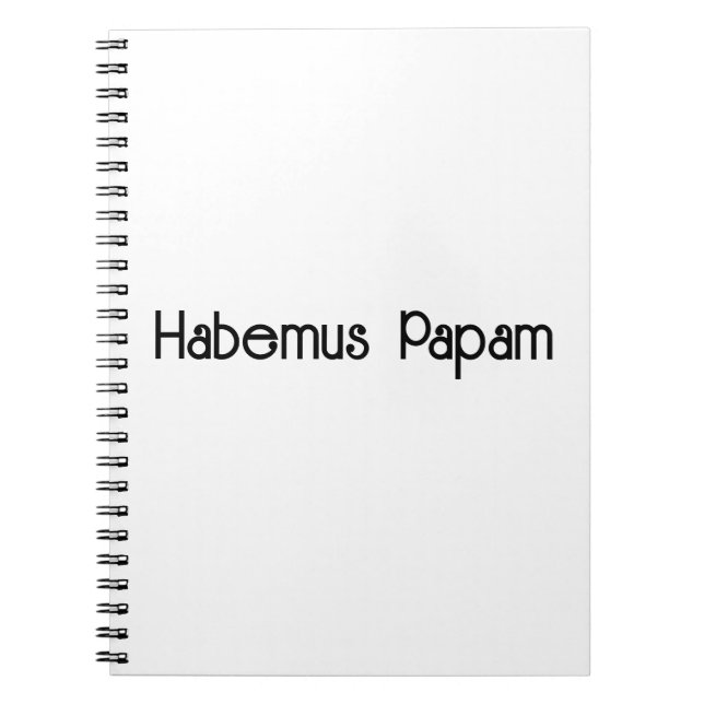 Cuaderno Habemus Papam Notizblock (Vorderseite)