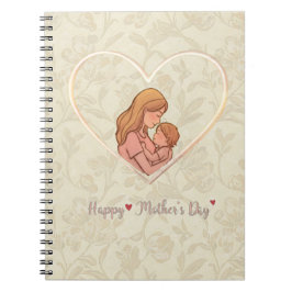 Cuaderno Happy Mother's Day Floral Notizblock