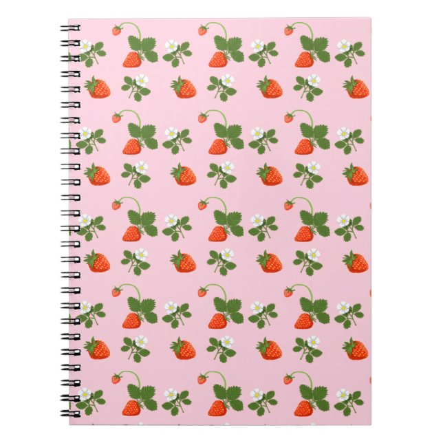 Cuaderno Strawberries Notizblock (Vorderseite)