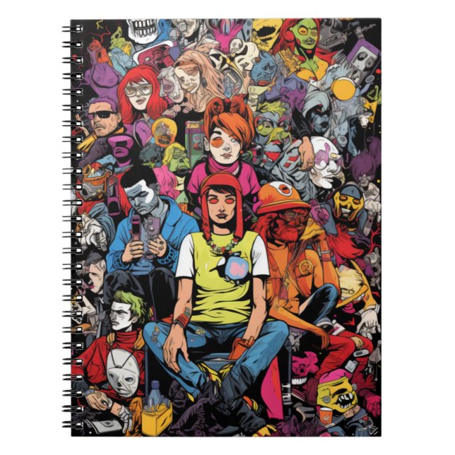 Cuaderno Terror Pop Art  Notizblock (Vorderseite)
