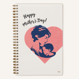 Cuaderno Vintage Happy Mother`s Day Notizbuch