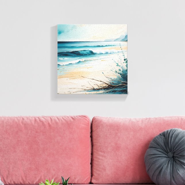 Cuadro de playa leinwanddruck (Insitu (Wohnzimmer))
