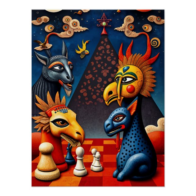 cuadro surreal 3D Poster (Vorderseite)