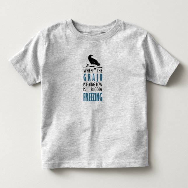 Cuando el grajo vuela bajo kleinkind t-shirt (Vorderseite)