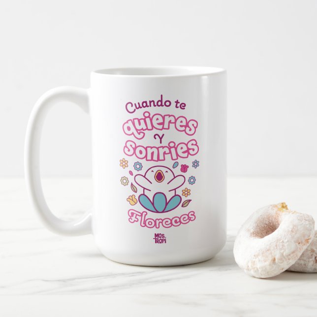 │Cuando te quieres y sonries Kaffeetasse (Mit Donut)