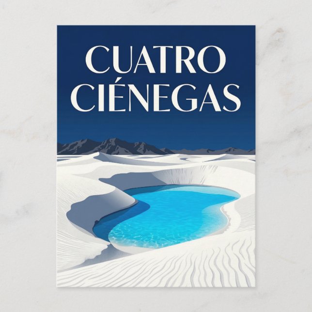 Cuatro Ciénegas Postkarte (Vorderseite)