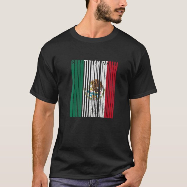 Cuautitlán Izcalli México con Águila Mexicana   T-Shirt (Vorderseite)