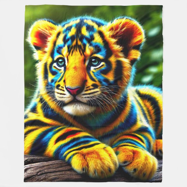 Cub Art Fleecedecke (Vorderseite)