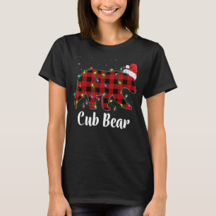 Cub Bear Buffalo Red Kariert Matching Family Chris T-Shirt