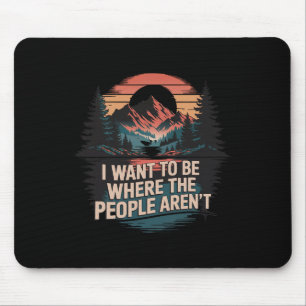 Cub Camping Wandern Pfadfinder Geschenke Retro Vin Mousepad