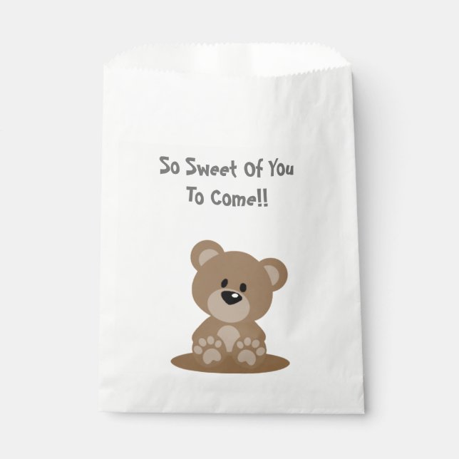Cub Favor Bags Geschenktütchen (Vorderseite)