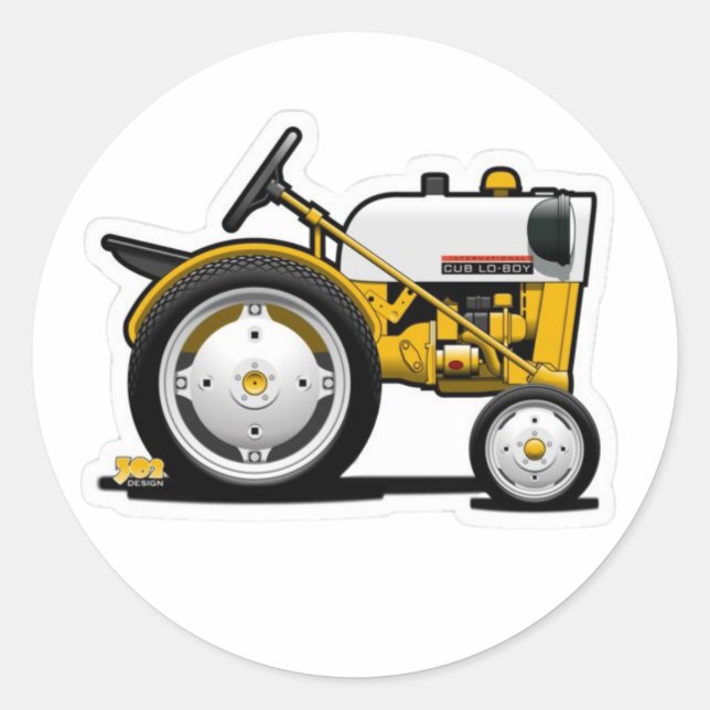 Cub Lo-Boy Traktor Sticker (Vorderseite)