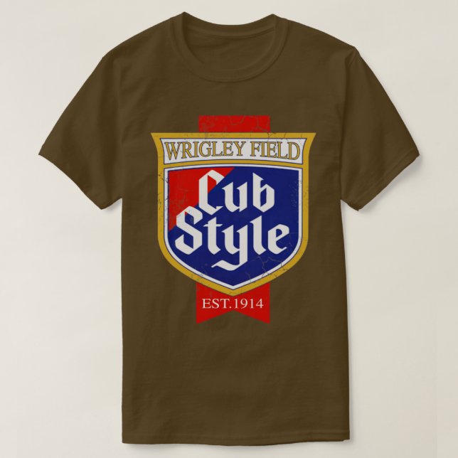 Cub Style Vintag Chicago T-Shirt (Design vorne)