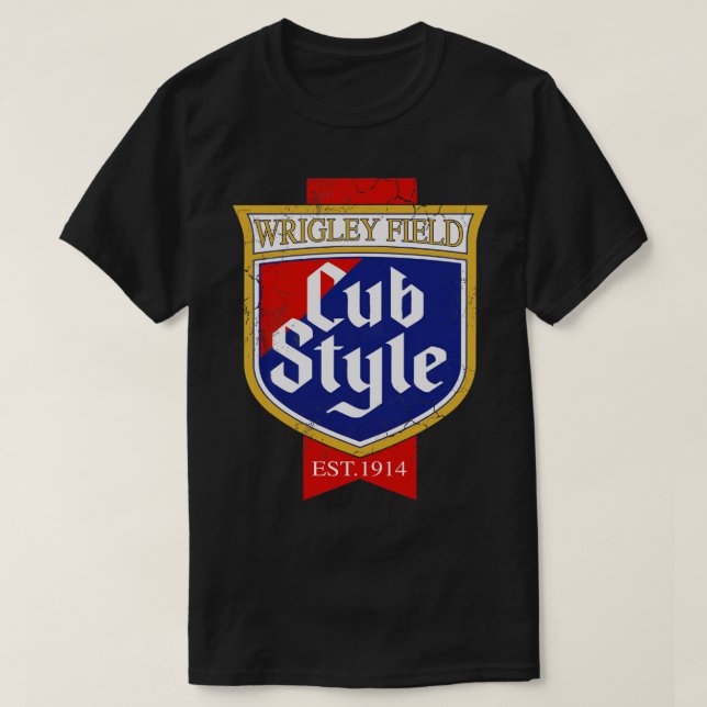 Cub Style Vintag Chicago T-Shirt (Design vorne)