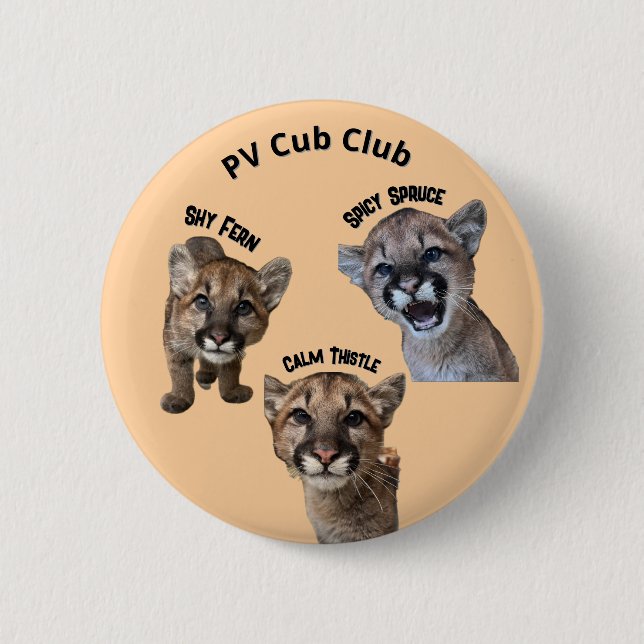 Cub Trio Button (Vorderseite)