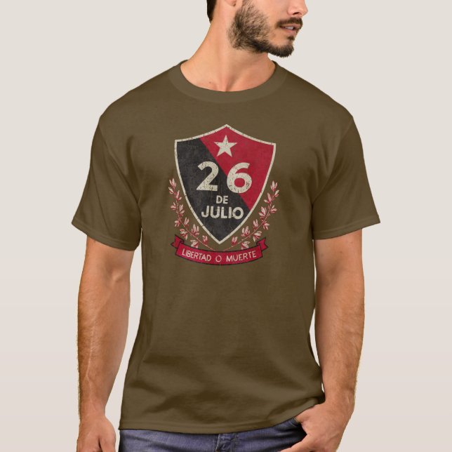 Cuba 26 de Julio, Libertad o Muerte T-Shirt (Vorderseite)