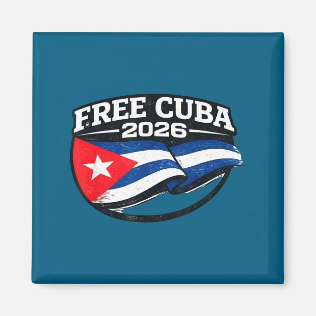 Cuba Cuba Libre Donroe Doctrine Design Magnet (Vorne)