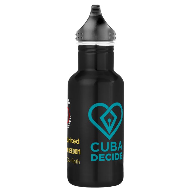 Cuba Decide Wasserflasche (Rechts)