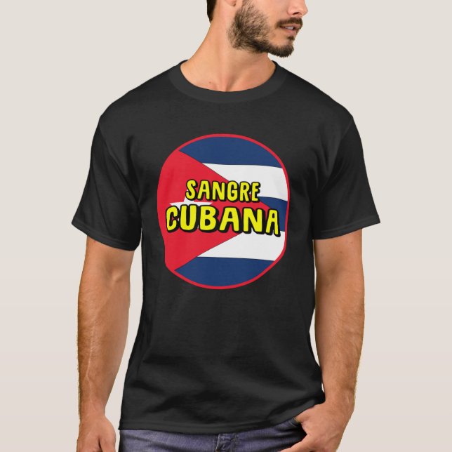Cuba flag Cuban blood Cuba holiday Cuba fan Cuba T-Shirt (Vorderseite)
