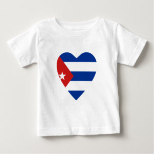 Cuba Flag Herz T - Shirt