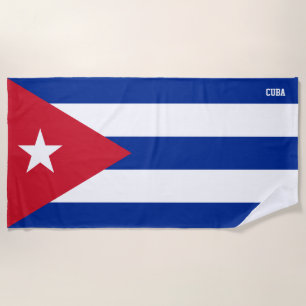 Cuba Flag Splendid Patriotic Strandtuch