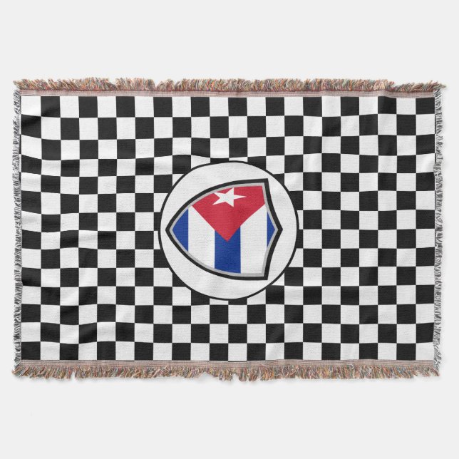 Cuba flag throw blanket decke (Vorderseite)