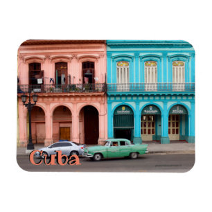 Cuba Havana Architecture Flexible Foto Magnet