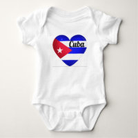 Cuba Heart Flag
